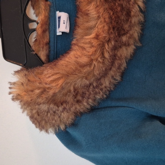 Janie And Jack Riding Lesson Dress/Tunic Faux Fur And Suede Details Size 2 - Picture 5 of 7